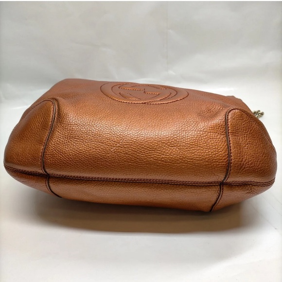 [0056] EUC Gucci Soho Chain Hobo in rare Copper Brown Color - Picture 5 of 9